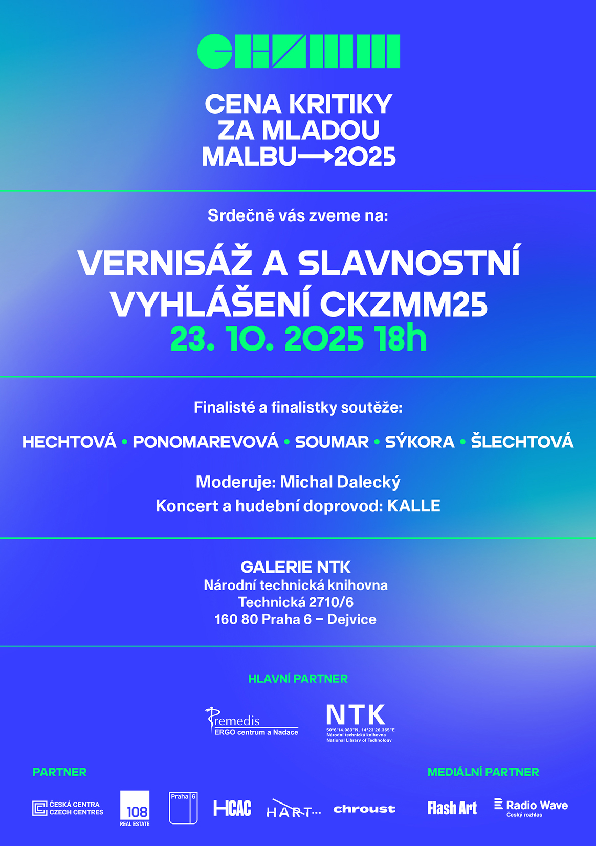 Plakát k výstavě Cena kritiky