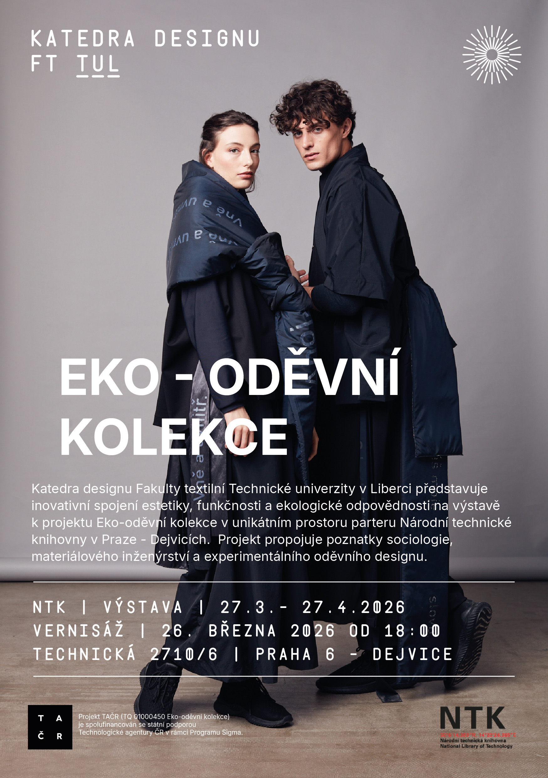 Plak&aacute;t k v&yacute;stavě Eko-oděvn&iacute; kolekce